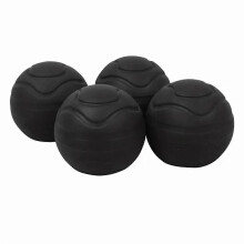 4PCS Moon Chair Foot Cover Chair Foot Protectors Camping Part, Black