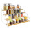 Οργανωτής μπαχαρικών 12 ιντσών για ντουλάπι - Ξύλινη βάση προβολής 4 επιπέδων 1