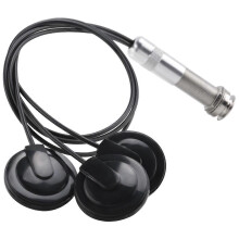 Guitar Pickup Piezo Contact Microphone Pickup 3 Transducer Pickup System for Acoustic 6.35mm Jack (B