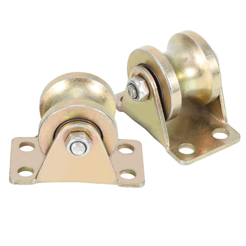 2pcs 32mm Sliding Gate Roller U Type Groove Roller Track for Sliding Gate 1