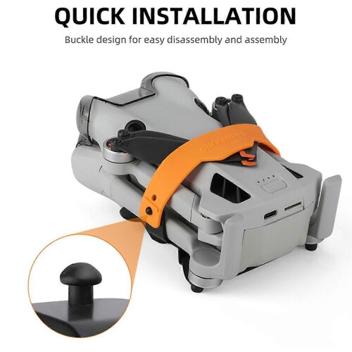 Compatibile con Mini 4 Pro Bundle Elica, Nero Arancione 2