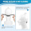 4 Pack Replacement Headgear Compatible with for Nasal Mask Adjustable Head Strap with Arm Clips 4