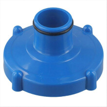 Adattatore di ricambio in PVC blu per tubo da piscina, compatibile con connettori e rubinetti per piscina
