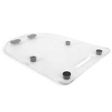 Tavola scorrevole compatibile con TM7, accessori per tavola in acrilico compatibili con TM7 con ruote,