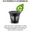 Reusable K Cups for , 4-Pack Universal Refillable K CUP Coffee Filters, for Multistream Series 3