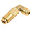 Propane Elbow Adapter compatible , Brass 5/8inch Conversion Fitting Low Pressure compatible Tabletop Camping Gridd 3