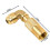 Propane Elbow Adapter compatible , Brass 5/8inch Conversion Fitting Low Pressure compatible Tabletop Camping Gridd 4