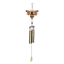 Retro Metal Wind Bell Photography Props Handmade Hanging Wind Chimes Colored Romantic Painted Bell Garden B