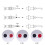 Multimeter Test Hook 2mm Straight Test Probe Extension Hook Needle 4