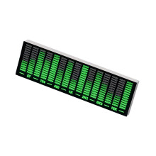 Das LED-Musikspektrum-Anzeigefeld synchronisiert-Smaragdgrün