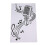 Microphone Wall Art Musical Notes Sticker For Ktv Bar Background Home 1