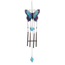 Home Decoration Metal Wind Chime Garden Outdoor Decor Hanging Pendant Gifts Blue