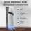 Vertical Stand Replacement for PS5 Pro/PS5 Slim/PS5 Console Blue 3