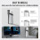Vertical Stand Replacement for PS5 Pro/PS5 Slim/PS5 Console Blue 4