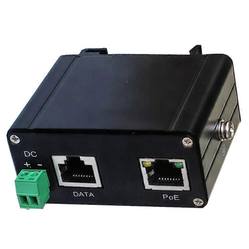 Βιομηχανικός εγχυτήρας POE εισόδου 44-57Vdc 90W 2.5Gbps, προσαρμογ 2