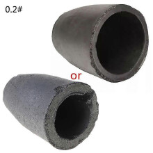 Premium Black Clay Crucibles for Foundry Cup Furnace Torch Melting Casting Refining Gold Silver Copper Aluminum