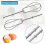 4x Compatible compatible Kitchen Aid Hand Mixer Attachments, Replacement Mixmaster Model Replaces: W1049064 4