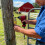 Instant Locking Gate Latch Heavy-Duty One-Hand Gate Latch compatible Farm, Ranch & Backyard Automatic Spring Lock 4