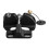 Key Lockable 2 Way Gate Latch with Spring Loaded Pull Cable Key 2 Sided Gate Fence Lock for Outdoor 2
