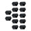 Precise Silicone Nozzle Guard For 3D Printers In High-12pcs 1