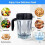 For Blender Pitcher 64oz Low-Profile Replacement for 750, 5200, 5000, 6300, 7500 Container Jar Cup 3