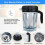 For Blender Pitcher 64oz Low-Profile Replacement for 750, 5200, 5000, 6300, 7500 Container Jar Cup 4