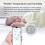 Temperature Humidity Sensor LCD Screen Indoor Hygrometer Thermometer Detector Automatic Alarm Smart 2