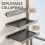 Wall Mounted Folding Storage Shelf, Retractable Clothes Drying Rack 4