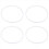 Gaskets Rubber Seal Ring compatible for Magic Blender Flat/ 4 Pack 1