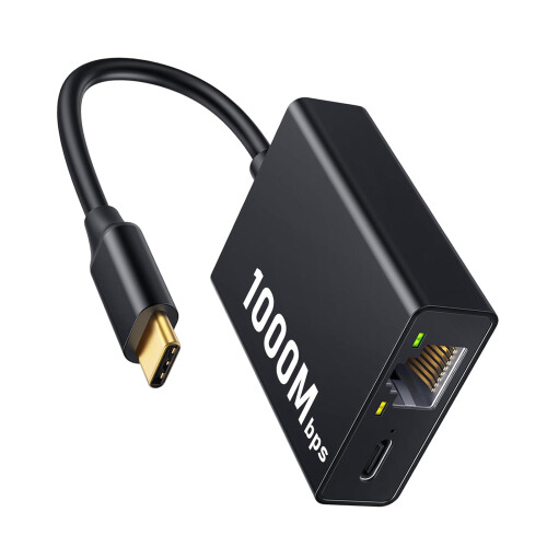 USB C Ethernet Card Multifunctional For Fast Speed Data And