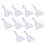 Cake Knife Plastic Scraper Butter Dough Cutter DIY Baking Kitchen Tool Soft Scraper Chocolate Shovel Triangle 1