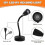 2 τεμάχια 12V LED φώτα ανάγνωσης με δυνατότητα ρύθμισης φω 3