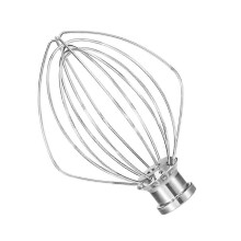KN256 Ruostumattomasta teräksestä valmistettu vispilä, yhteensopiva KitchenAidin 6 litran kulhollisen