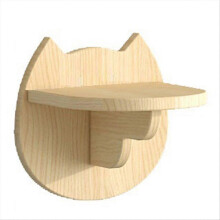 Kattenhangmat klimplatform compatibel met m, klein massief houten kattenklimrek A