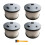 4Pcs compatible for H8, H8 Pro, H8 Flex, H8 Plus Replacement Hepa Filter 1