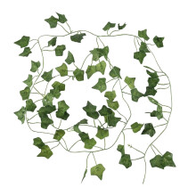 2M 6.6 Feet Artificial Ivy Fake Foliage Leaf Flowers Plants Garland Garden Decoration 2M (Sweet potato leaf)