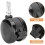 2pcs 70360 Locking Caster with Insert for 300 Grill Parts E310 E320 S330,for BBQ Wheel 2