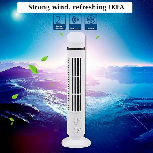 Portable Air Cooler Fan,Streamlined Tower Fan with LED,Powerful Wind,Space-Saving, Bladeless Design, 1