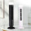 Portable Air Cooler Fan,Streamlined Tower Fan with LED,Powerful Wind,Space-Saving, Bladeless Design, 3