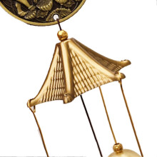 Vintage Alloy Wind Chimes Retro Exquisite Fine Workmanship Decorative Wind Chimes for Shop Home Decoration Rich Elephant