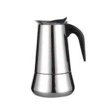 Cafetera espresso de acero inoxidable para placa de inducción, estilo italiano para preparar café en