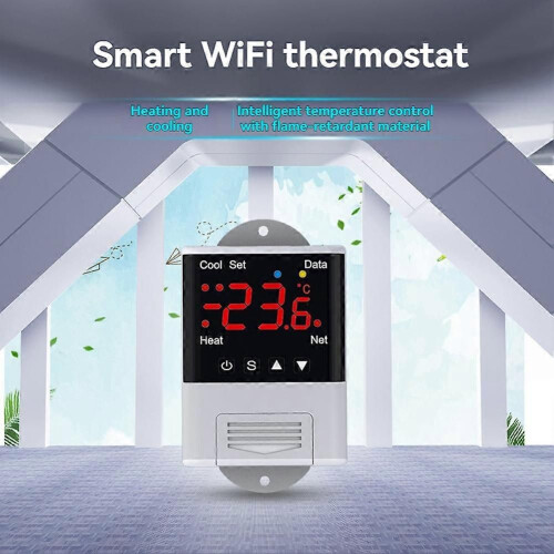 Ασύρματος ελεγκτής θερμοκρασίας WiFi AC 110V 220V DTC1201 Θερμοστ 1