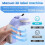 Portable 3D Embossing Label Printer DIY Manual Label Printing 4