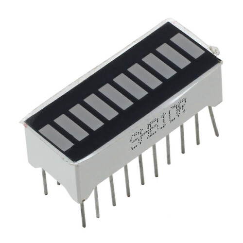 10 Segment Red LED Bar- Display