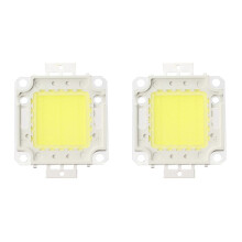 2X Λάμπα LED υψηλής ισχύος 30W Chip Light Lamp DIY White 2200Lm 6500K