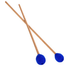 Soft Yarn Marimba Mallets Pair with Maple Handle for Warm Bass Tone and Balanced Play