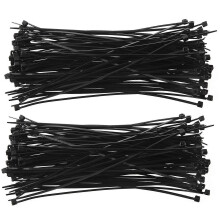 200 Pcs 150 X 1.8mm Electrical Cable Tie Wrap Nylon Fastening Black