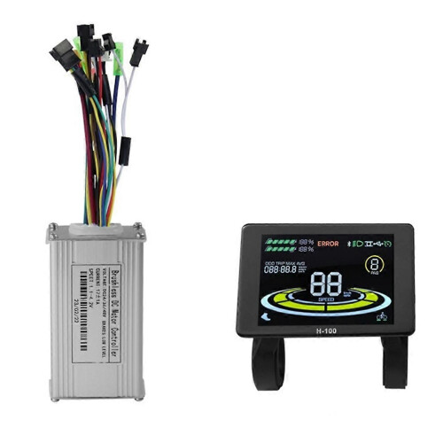Scooter Bicycle Lithium-Ion Power-Assisted Conversion Accessories H-100 Color Screen Meter with 17A 1