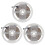 3X RGB 300 5050 LED Εύκαμπτη Λωρίδα Φωτός Μη Αδιάβροχη DC12V 5M 1