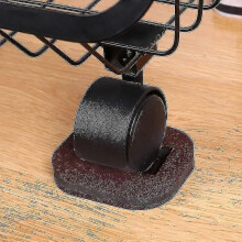 Hardwood Floor Chair Wheel Stoppers - 5-Piece Anti-Slip Caster Cups, Anti-Vibration Pads for Office Chair Rollers, Furniture Floor Protectors by Hao